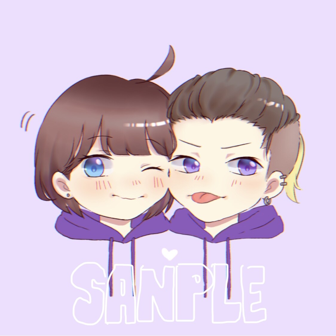 かわいいSNS用アイコンを作成します ✱等身、デフォルメご希望に沿うイラスト制作✱‬　SNS使用◎ イメージ8