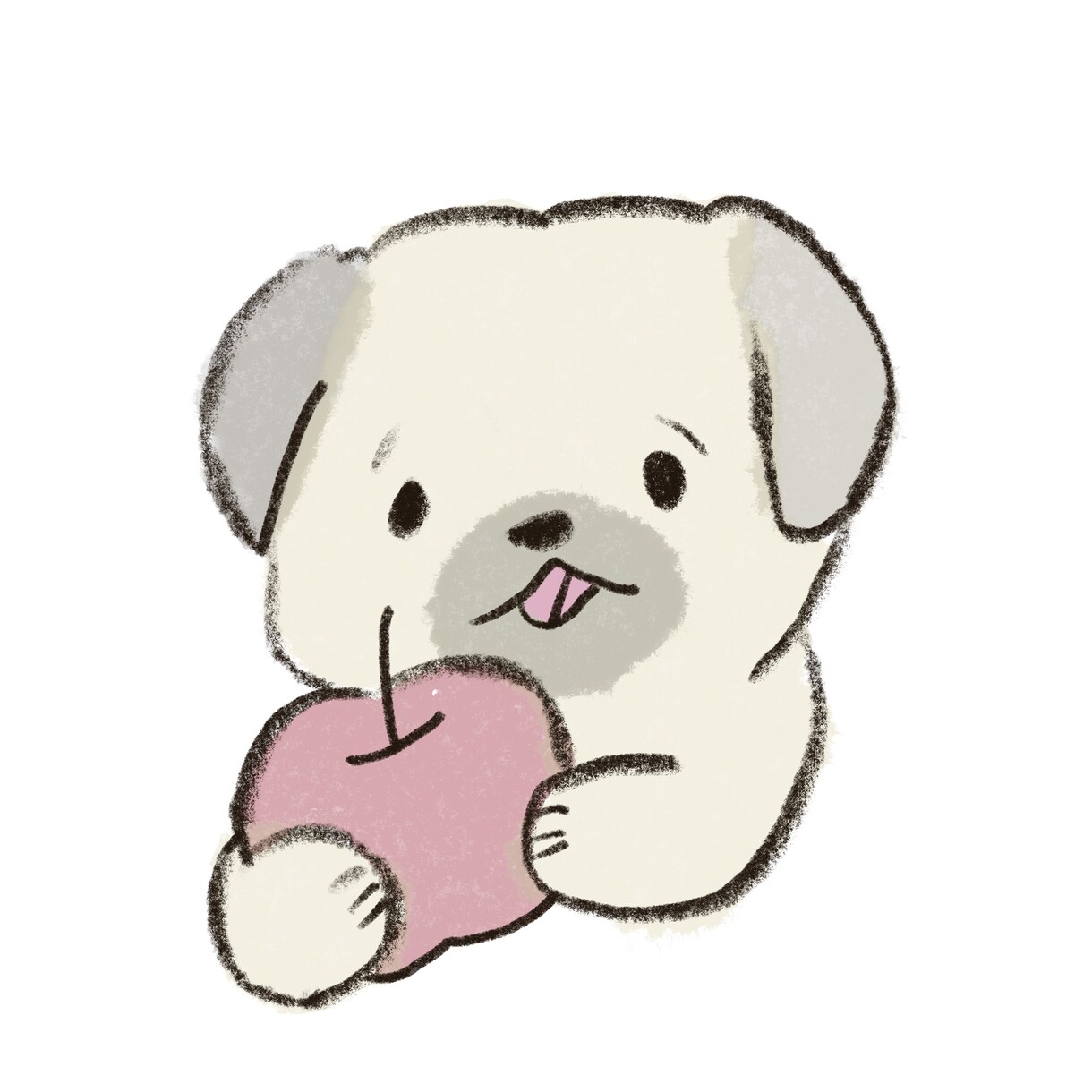 ワンちゃんと、好きなものぎゅっイラストお届けします ワンちゃんと、大好きなものを一つのイラストに イメージ3