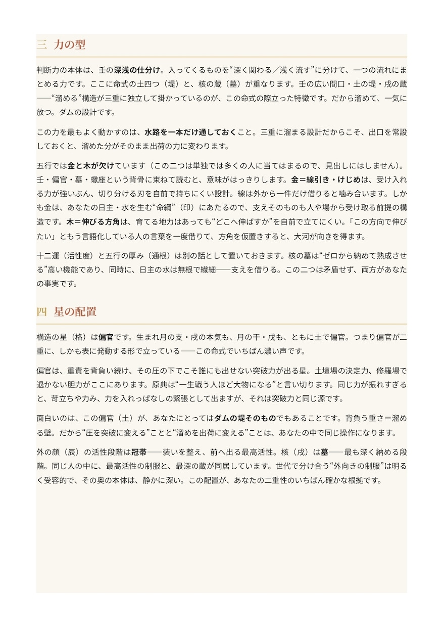 生年月日から、あなたの取扱説明書を作ります 強み・適職・人生の季節がわかるA4・15ページ超のPDF イメージ6