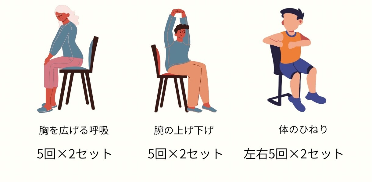 高齢者向け運動チラシを作成します 施設やご家族向け資料にも対応します イメージ3