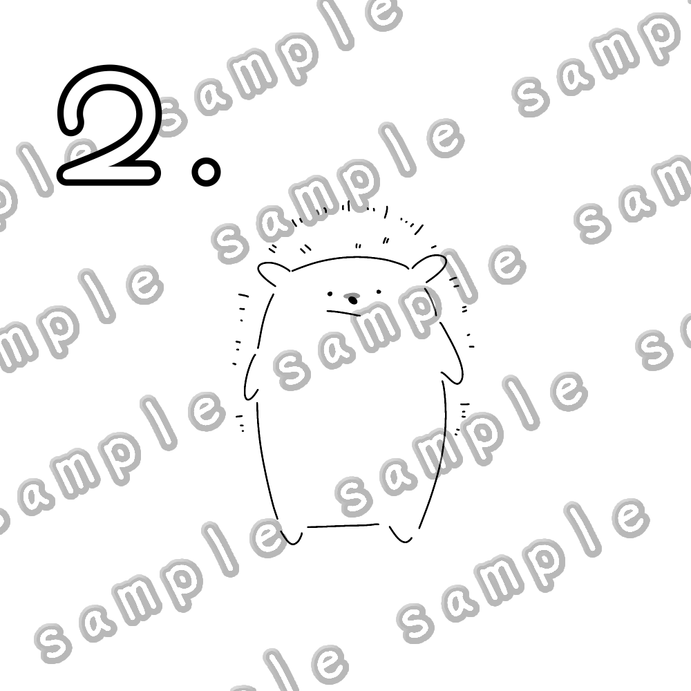 完成済✨シンプルでゆるいイラストを販売します 商用利用可‼︎SNSアイコン、名刺など様々な用途に使えます✨ イメージ2