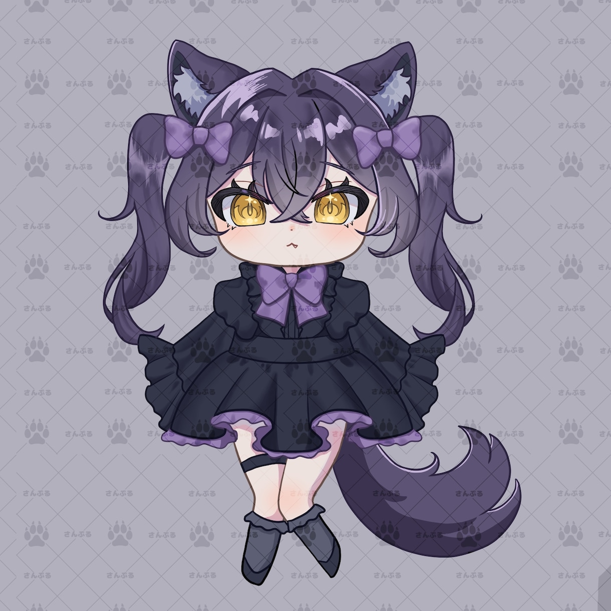 もちっとしたミニキャラを描きます 女の子や人外キャラを可愛く描きます♪ イメージ2