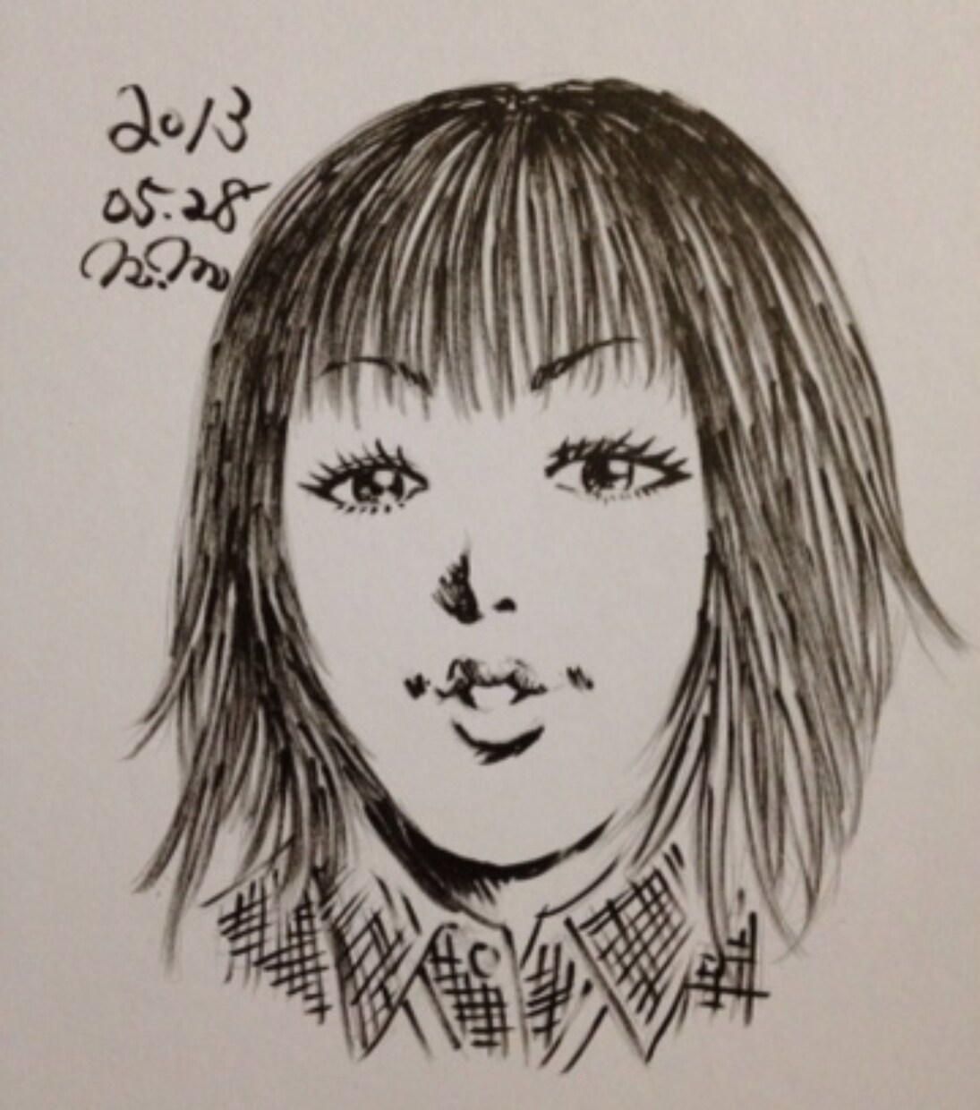 似顔絵描きます 鉛筆画・写実画で、サクっと。特徴を捕らえた線画が得意 イメージ5