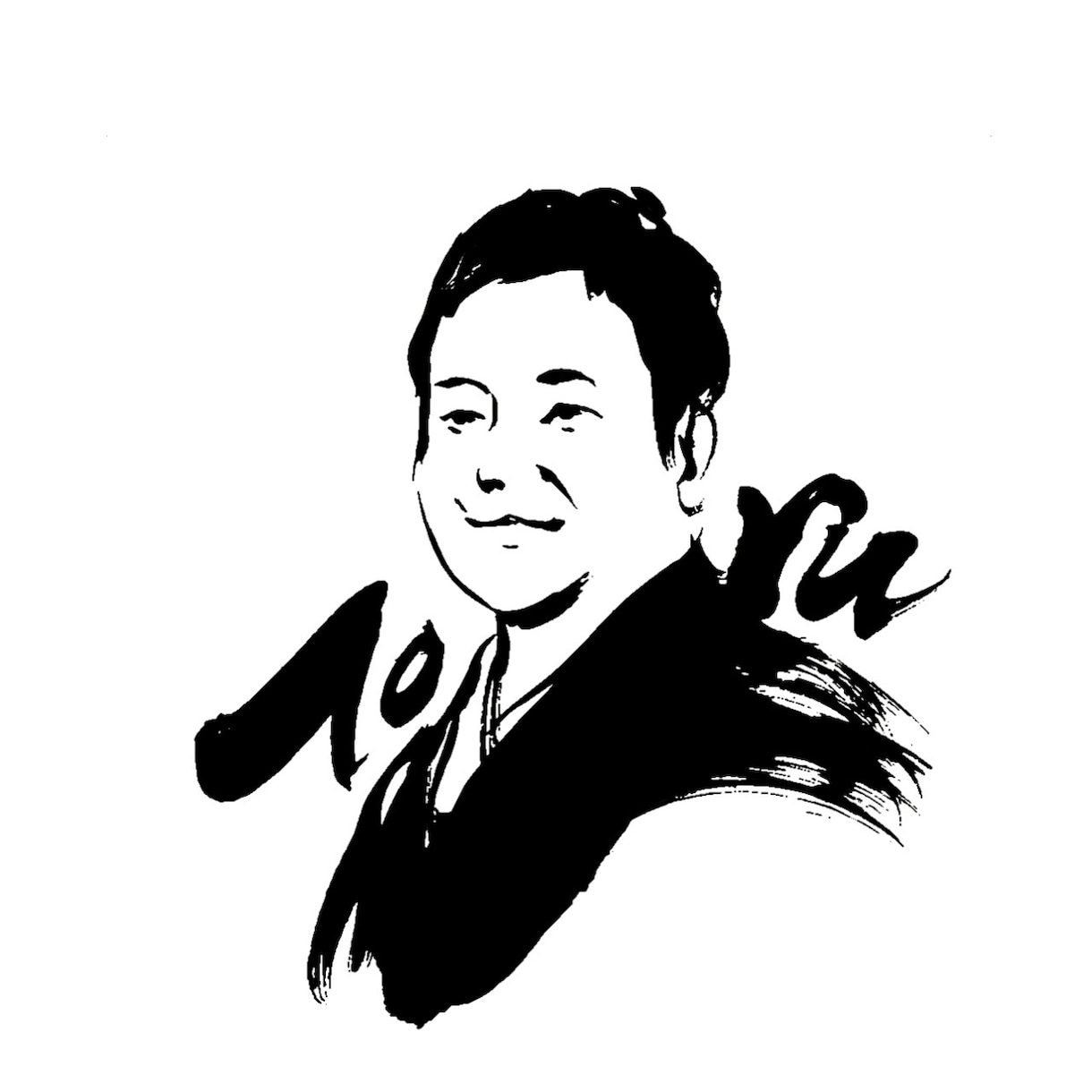 商用可！グッズ映えする墨絵イラストを制作します VTuberグッズ・Tシャツ・ステッカー制作にも実績多数 イメージ11