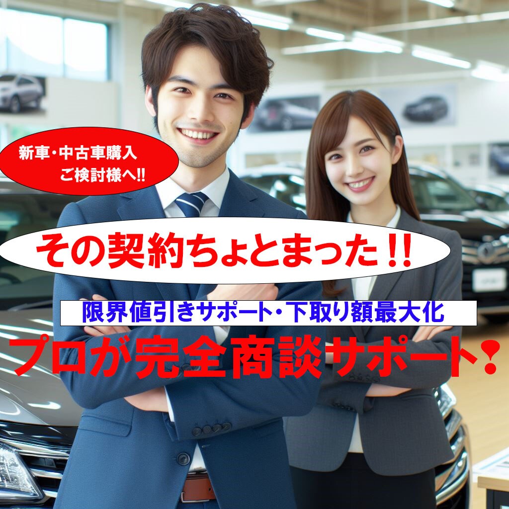 国産/外車/中古車　自動車購入商談サポート致します 自動車業界歴23年 実績からその商談サポートさせて頂きます！ イメージ1