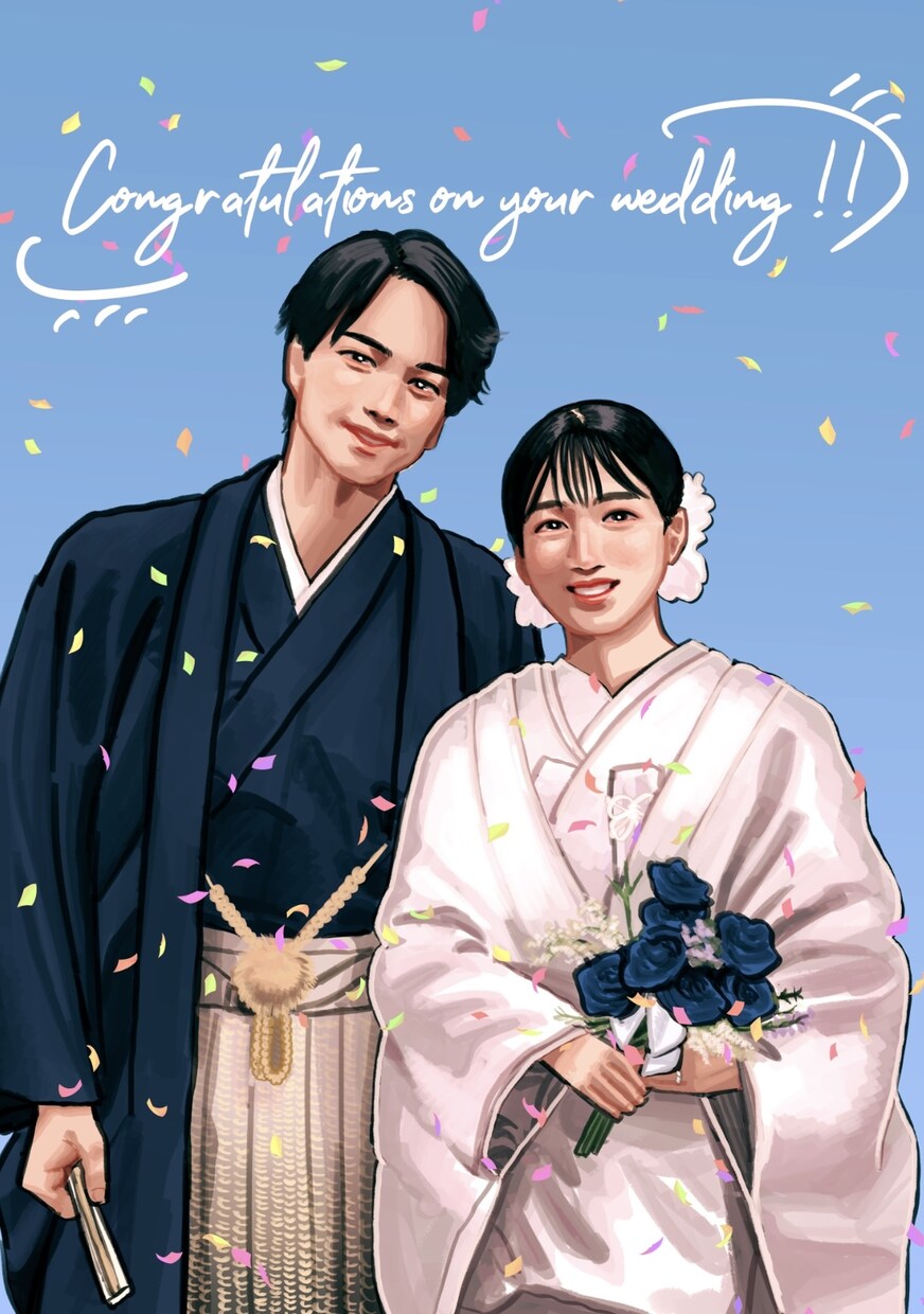 油絵風！似顔絵描きます 実績作りのため30%OFFします！ イメージ5