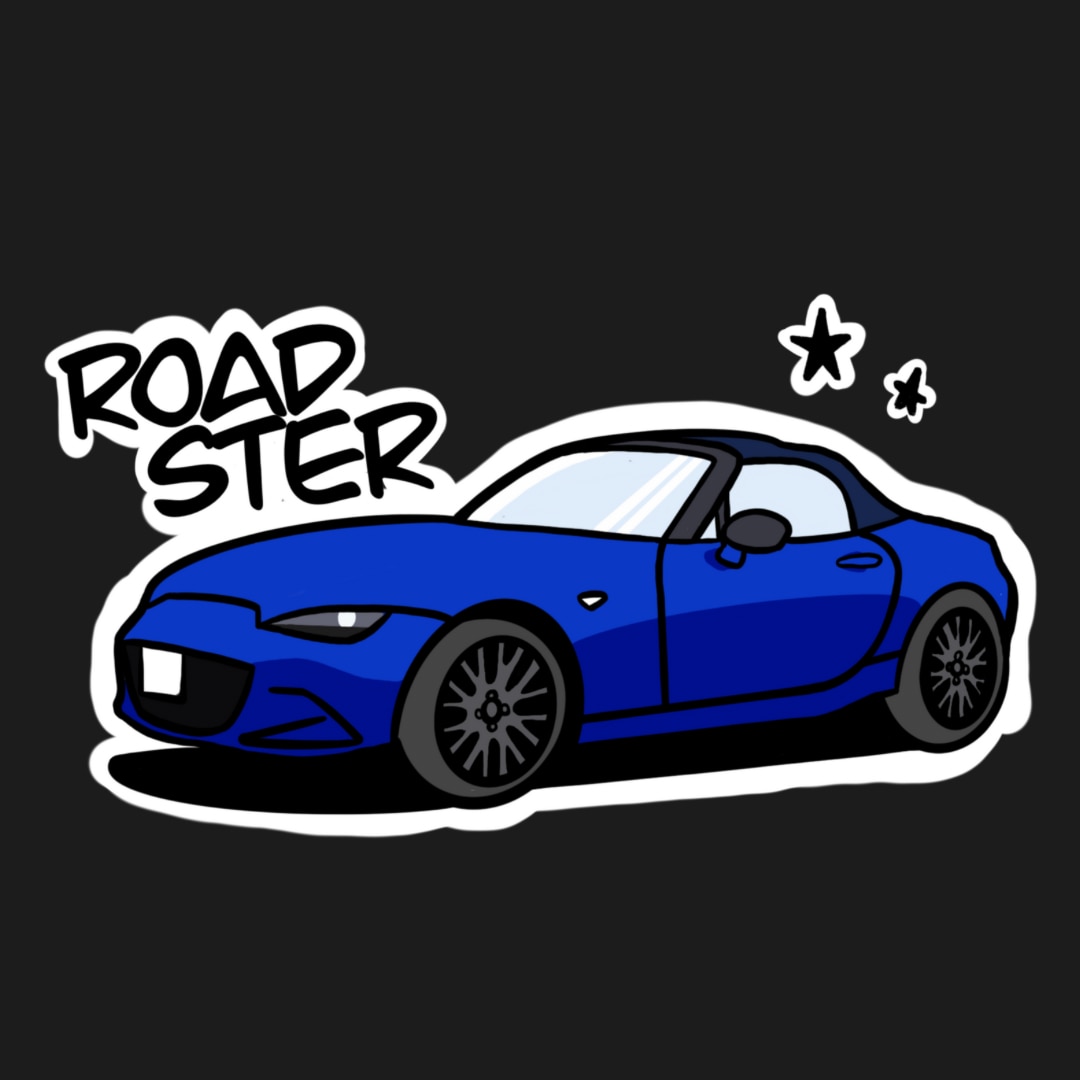 ポップな車のイラスト描きます ステッカーなどのグッズ制作・納車祝いのプレゼントなどに！ イメージ5