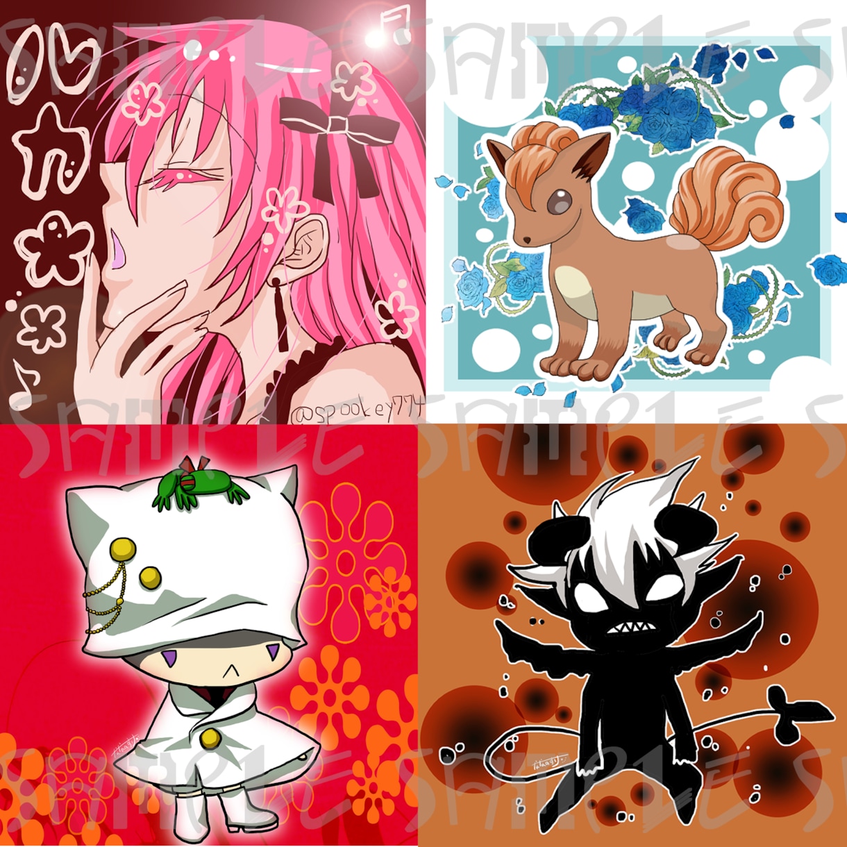 SNS等のアイコンやヘッダーなどのイラスト描きます 版権キャラクターイラストなどを主に描きます。 イメージ9