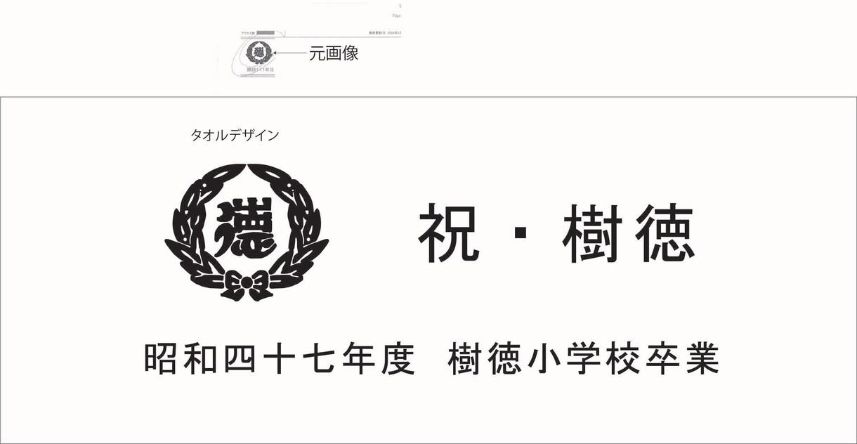 手書きイメージからタオルのデザインします タオル専門店に勤めて30年以上だからタオルの特性を生かします イメージ8