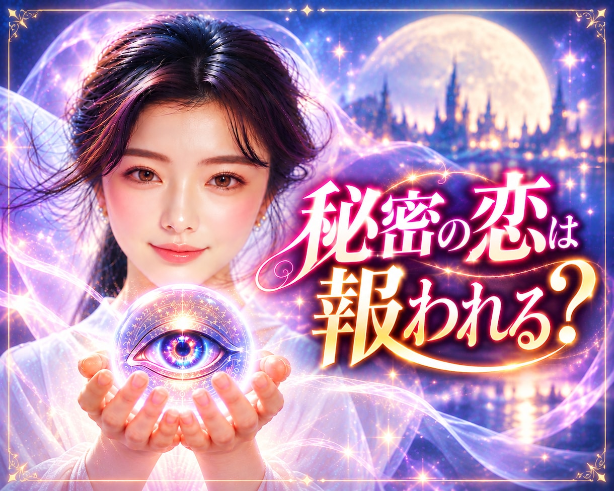 秘密の恋は報われる？二人の未来を占います 曖昧な関係に隠された本音と未来を紐解く イメージ1