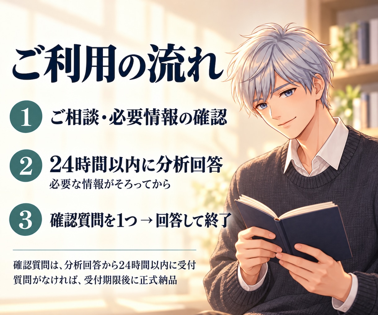 彼の言葉と行動から男心と今の関係を分析します 認定心理カウンセラー・行動心理士｜男性目線で読み解く イメージ3