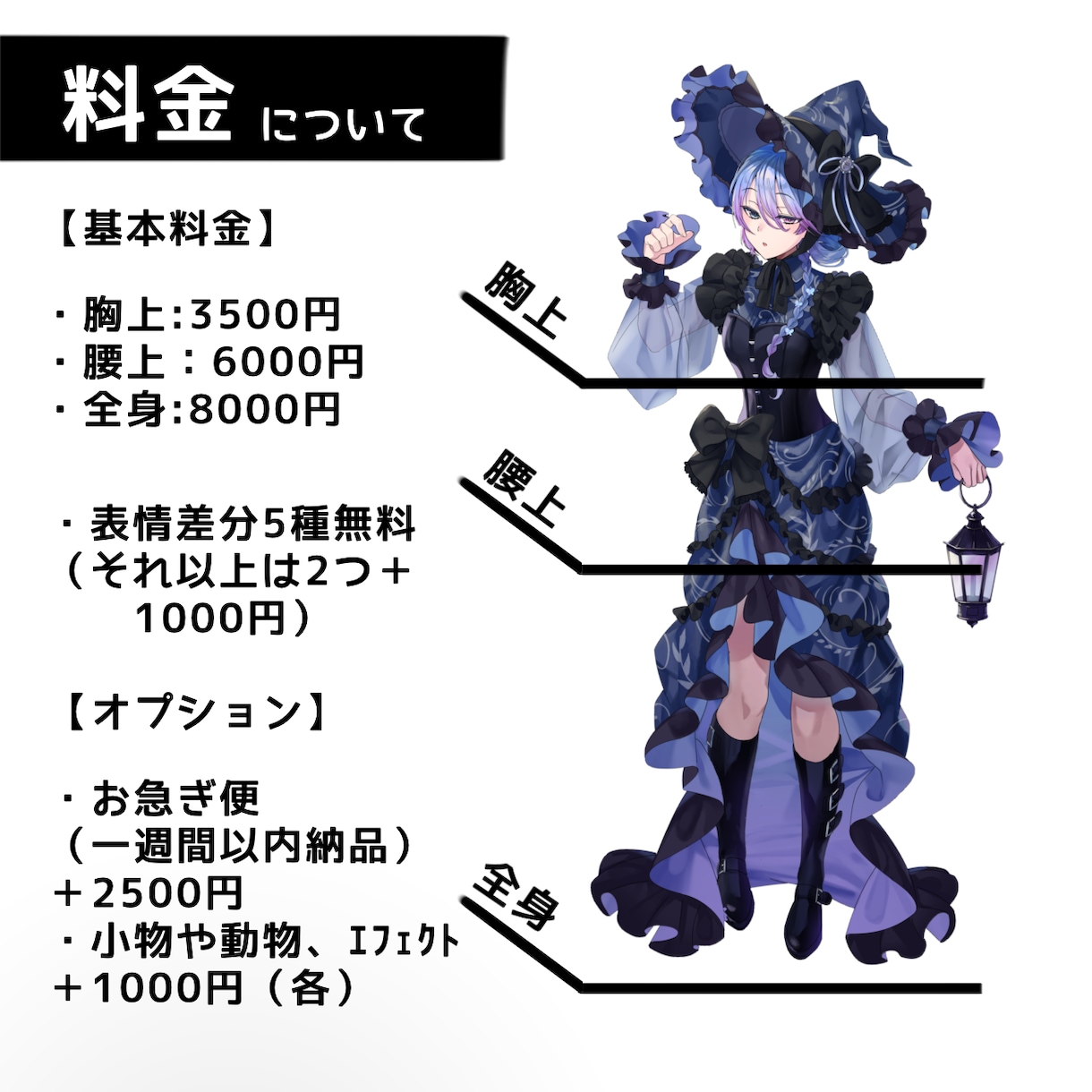 ゲーム、TRPG、配信向けの立ち絵イラスト制作ます 色彩表現を活かした、印象に残るイラストを心がけて制作してます イメージ2