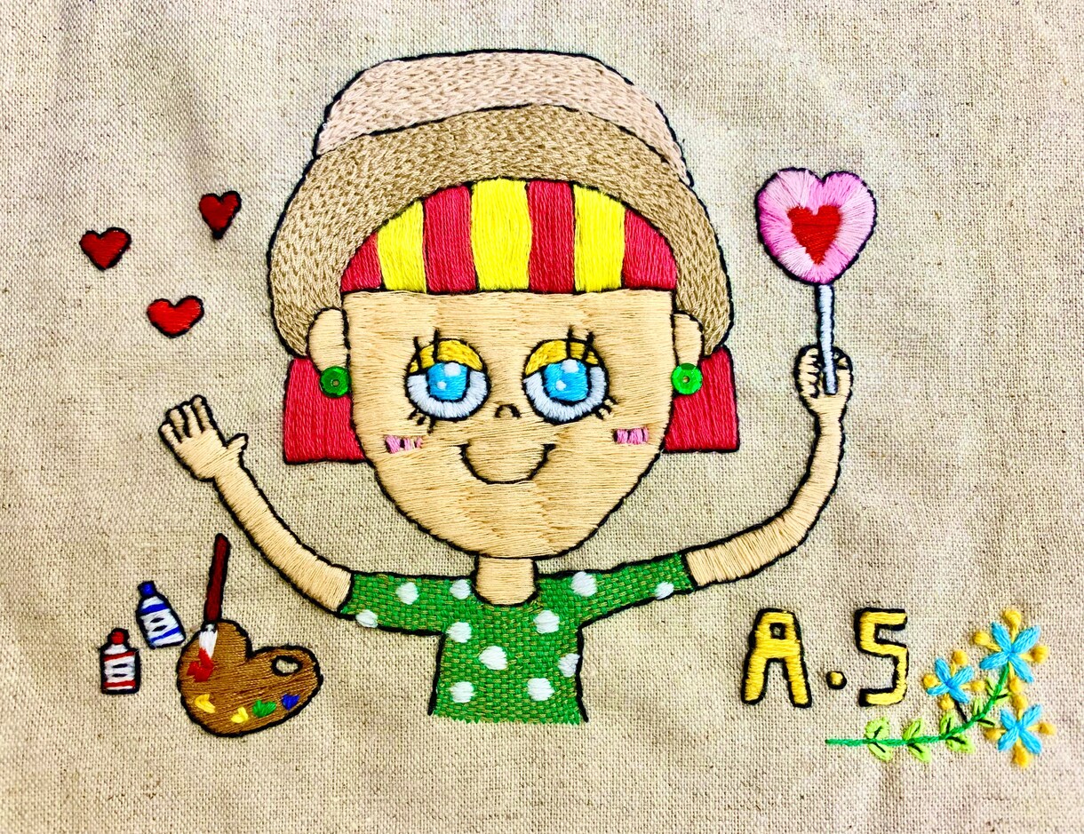 大切な人への贈り物に個性的なイラスト描きます アイコン用、メッセージカード、仕事用pop、イラスト刺繍など イメージ4