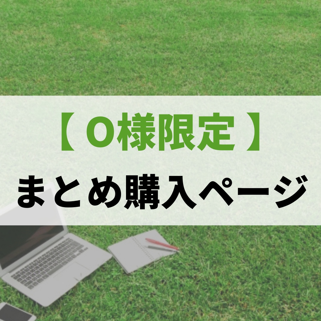 O様限定！まとめご購入ページでございます O様専用購入ページでございます。