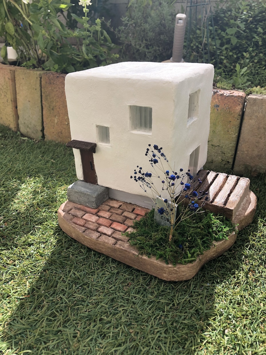モルタルデコでミニチュアハウス作ります 模型とは違う温かみのある仕上がりです。 イメージ2