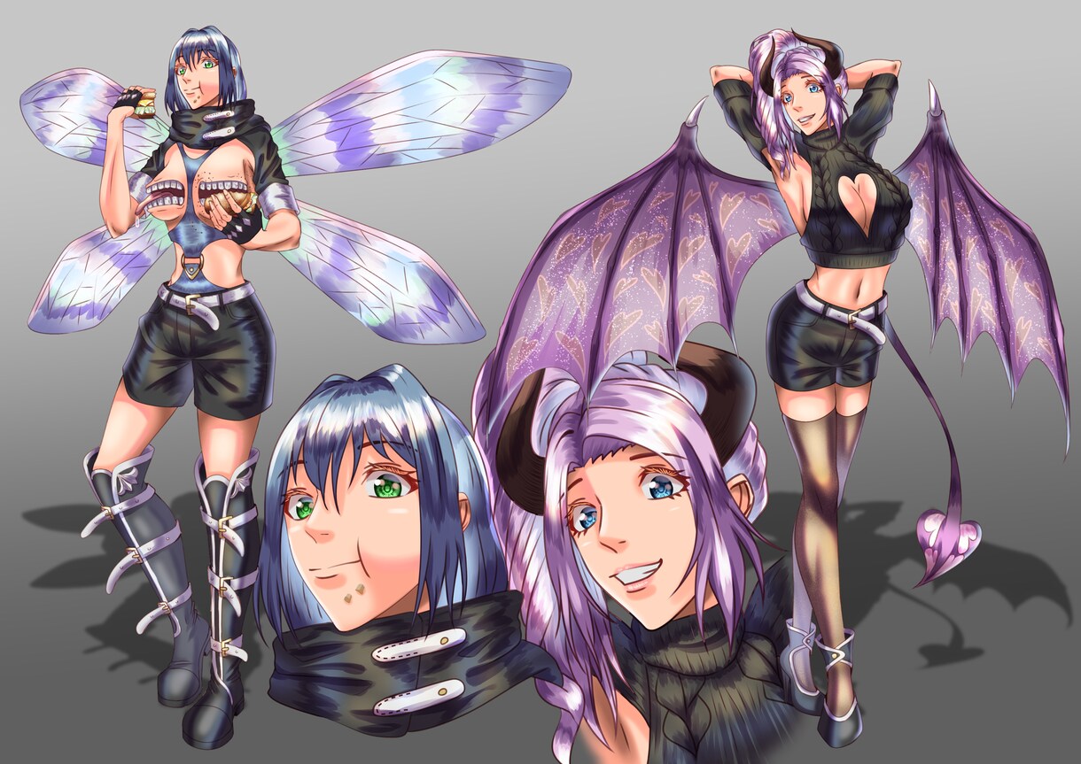 いろんなイラストを描かせてもらいます 全身、ミニキャラなど、ご希望のイラストを描かせてもらいます イメージ3