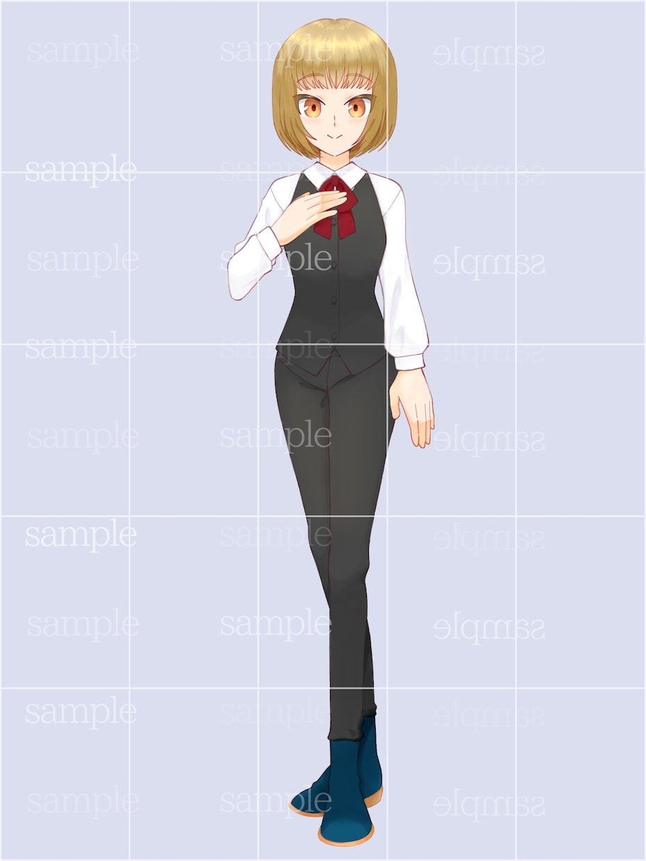 女の子のイラストを作成します キャラクターデザイン重視のイラストを描きます イメージ1