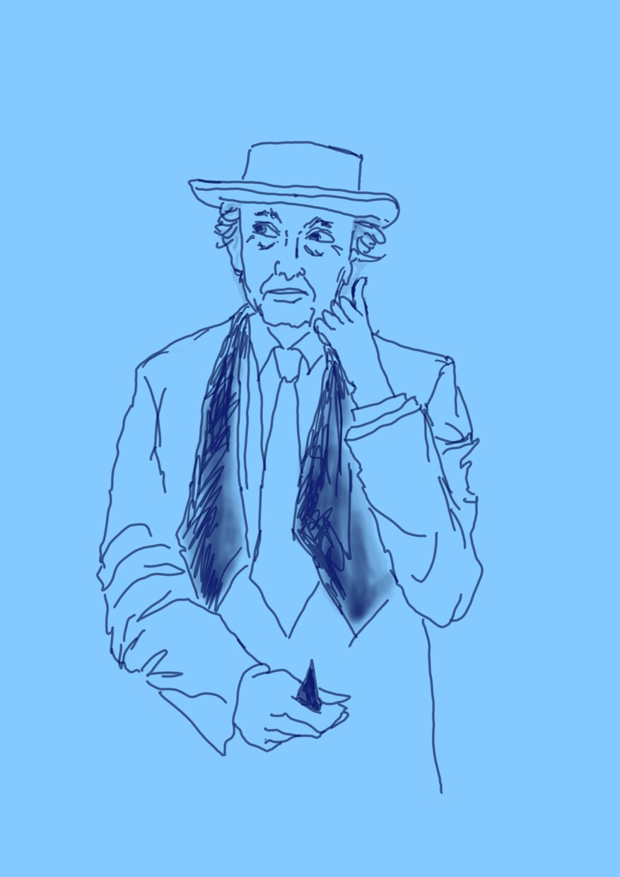 手描き絵・データ化、お好きな色で彩色いたします 鉛筆画をデータ化・色を反転など、線が独自で地味に個性的です！ イメージ1