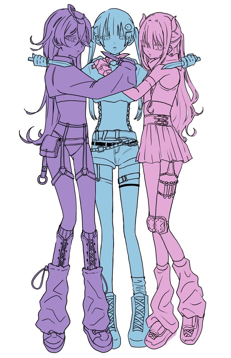 御依頼に応じてイラストを描きます あなたのキャラクターを私の絵柄で イメージ9