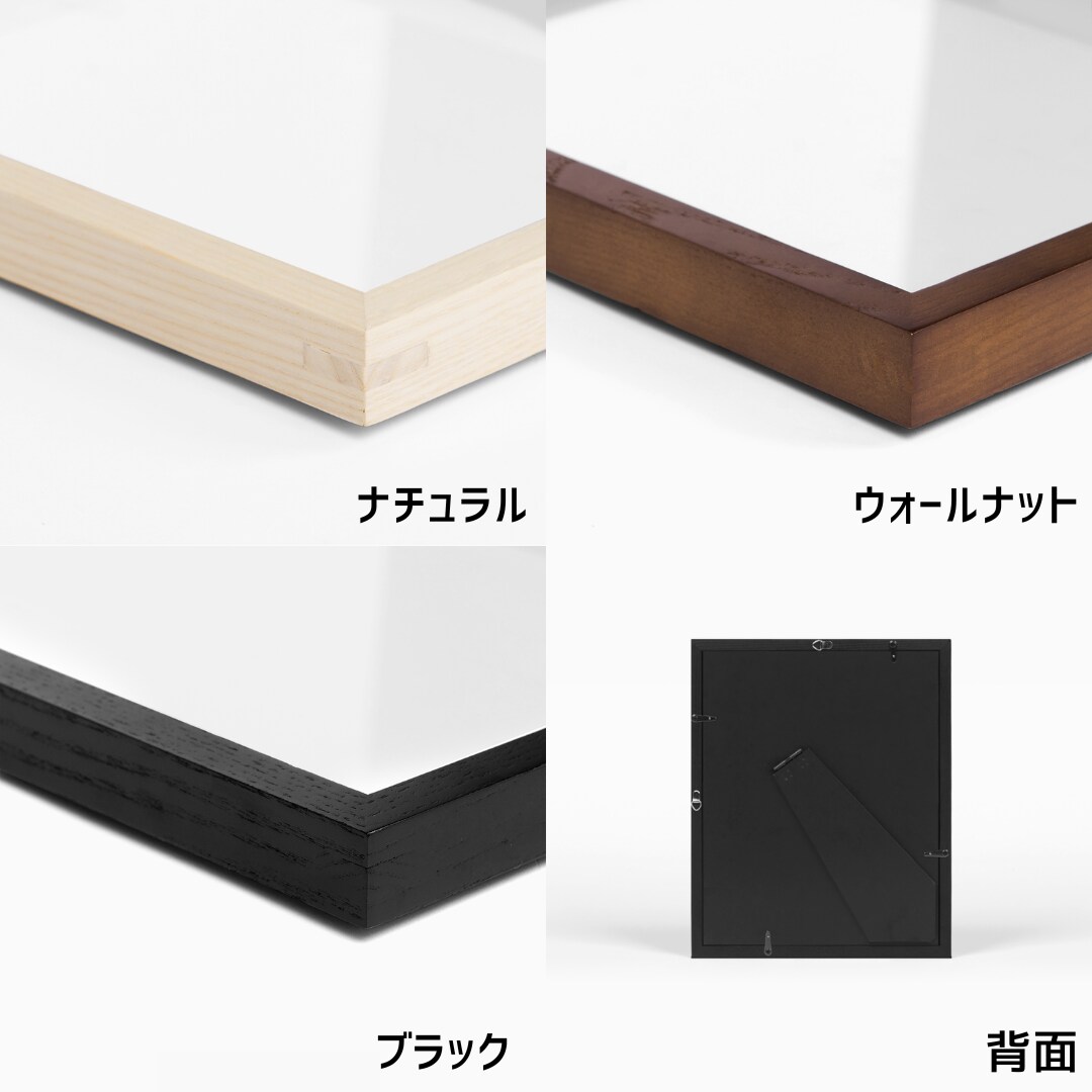 お花のイラストでペットのポスターを作ります すぐに飾れる木製フレーム付き！送料無料！ イメージ4
