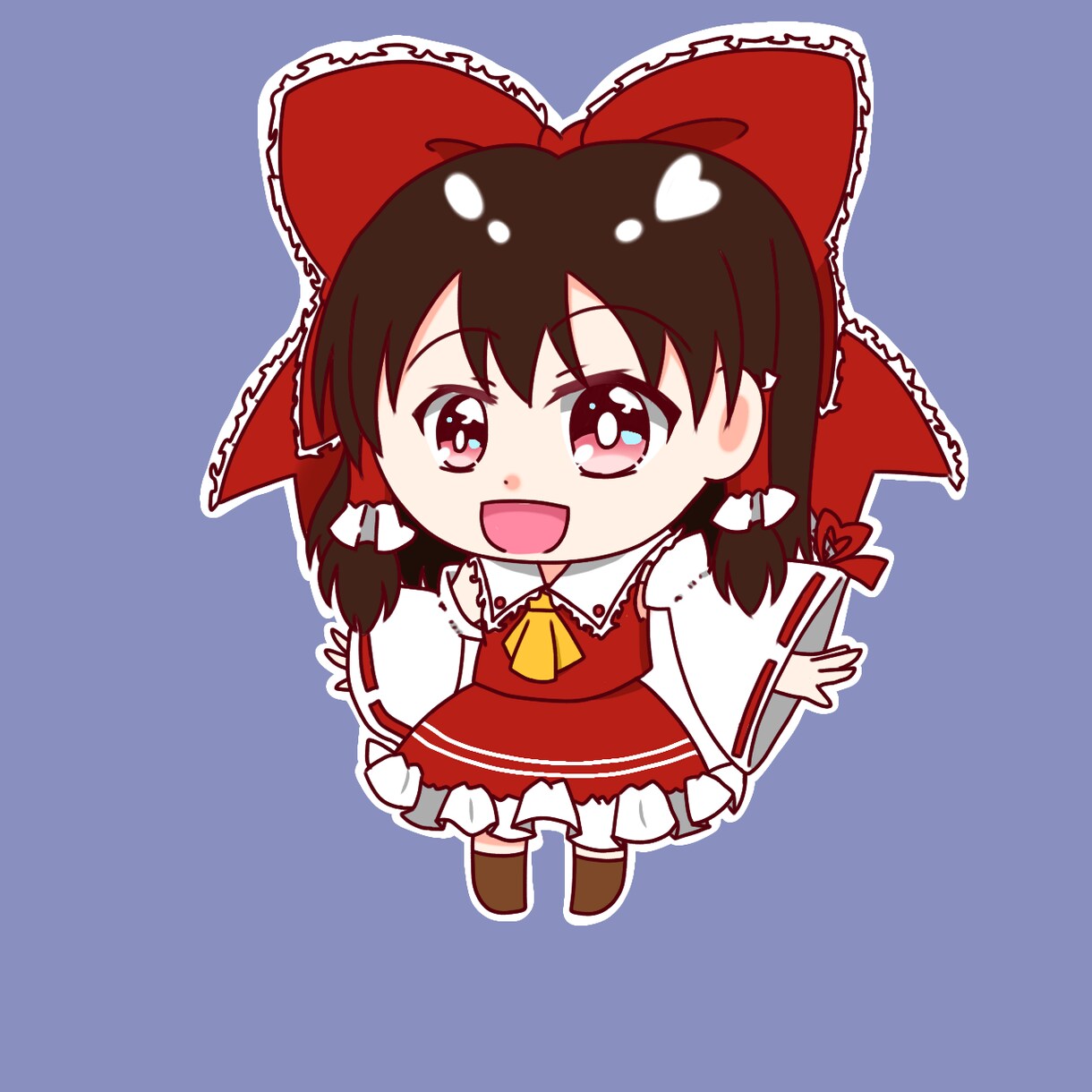 東方プロジェクトのミニキャラを描きます 動画内で小さい霊夢たちを使いたいという方たち必見です！ イメージ1