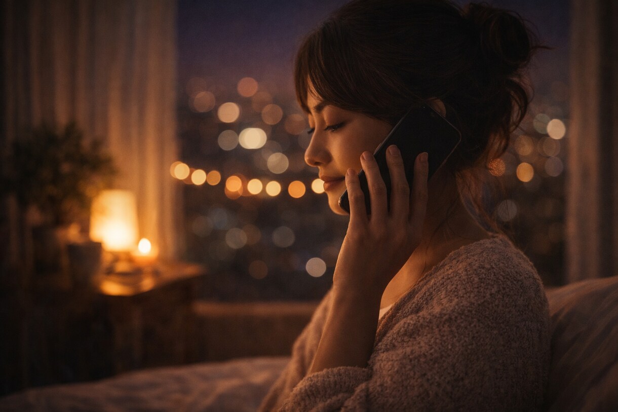 顔出し不要・寝る前に心を整理し眠れる夜へ整えます 話すことで、頭と心が静かになる夜習慣をあなたへ イメージ2