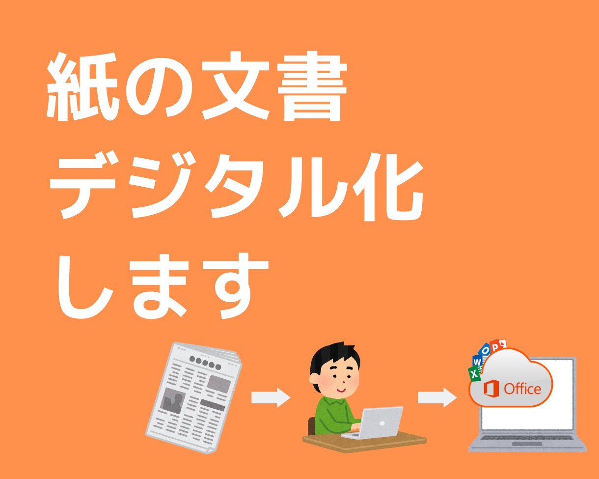 紙の文章をデジタル化します OCRにはできない細かい修正も可能です！ イメージ1