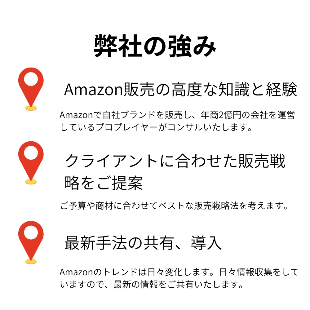 プロがAmazon専用のコンサルティングをします どうしても売りたい商品を、1カ月間コンサルティング イメージ2