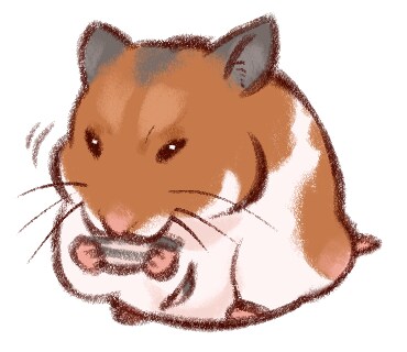 かわいいハムスターのイラスト描きます 温かみのあるハムスターイラスト イメージ3