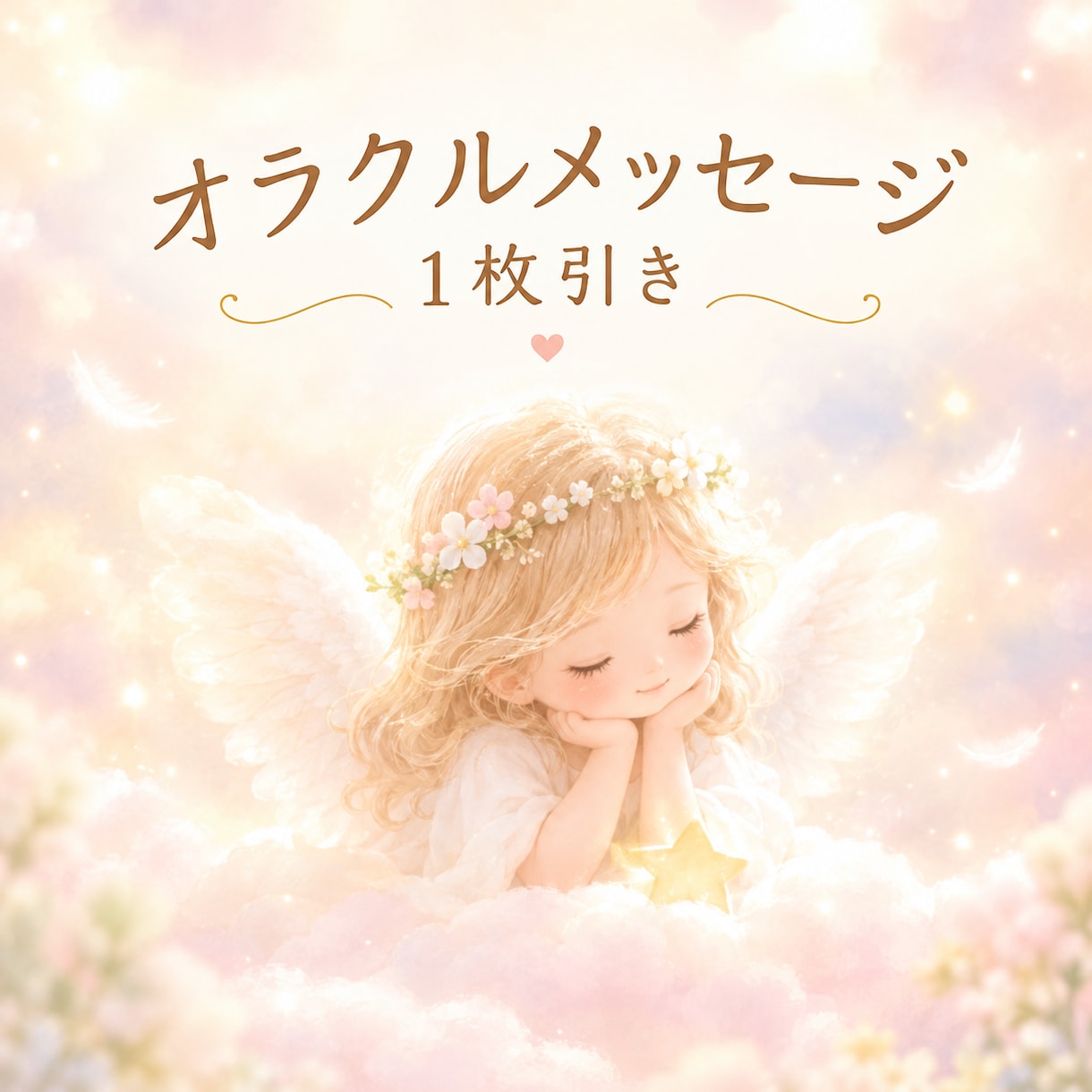 オラクルカード1枚引き♡優しいメッセージ届けます 今のあなたに、そっと届くやさしいメッセージ ꕤ イメージ1