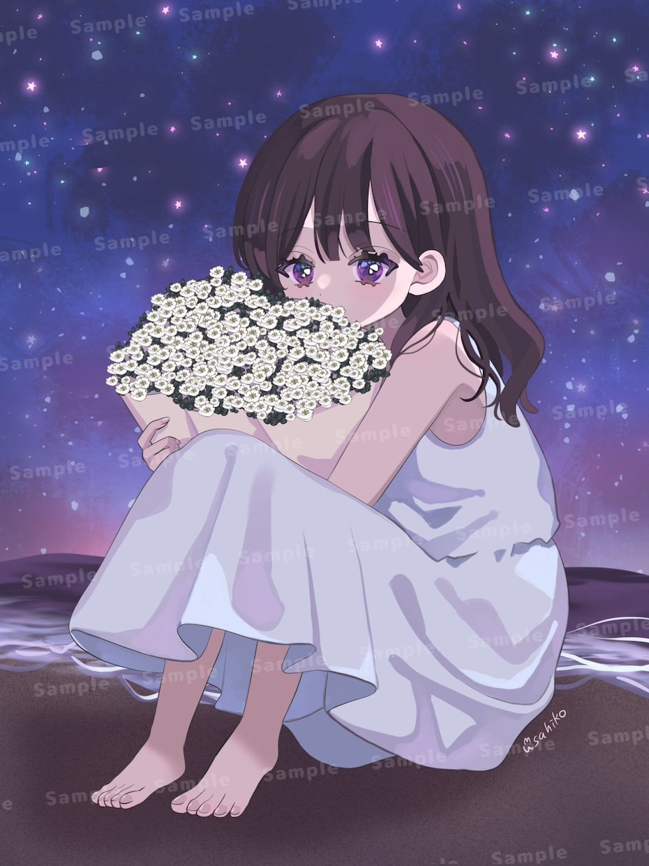 おしゃれ可愛いキャラクターイラスト制作します サムネイル・挿絵・SNSアイコンなどに使用可能です！ イメージ4