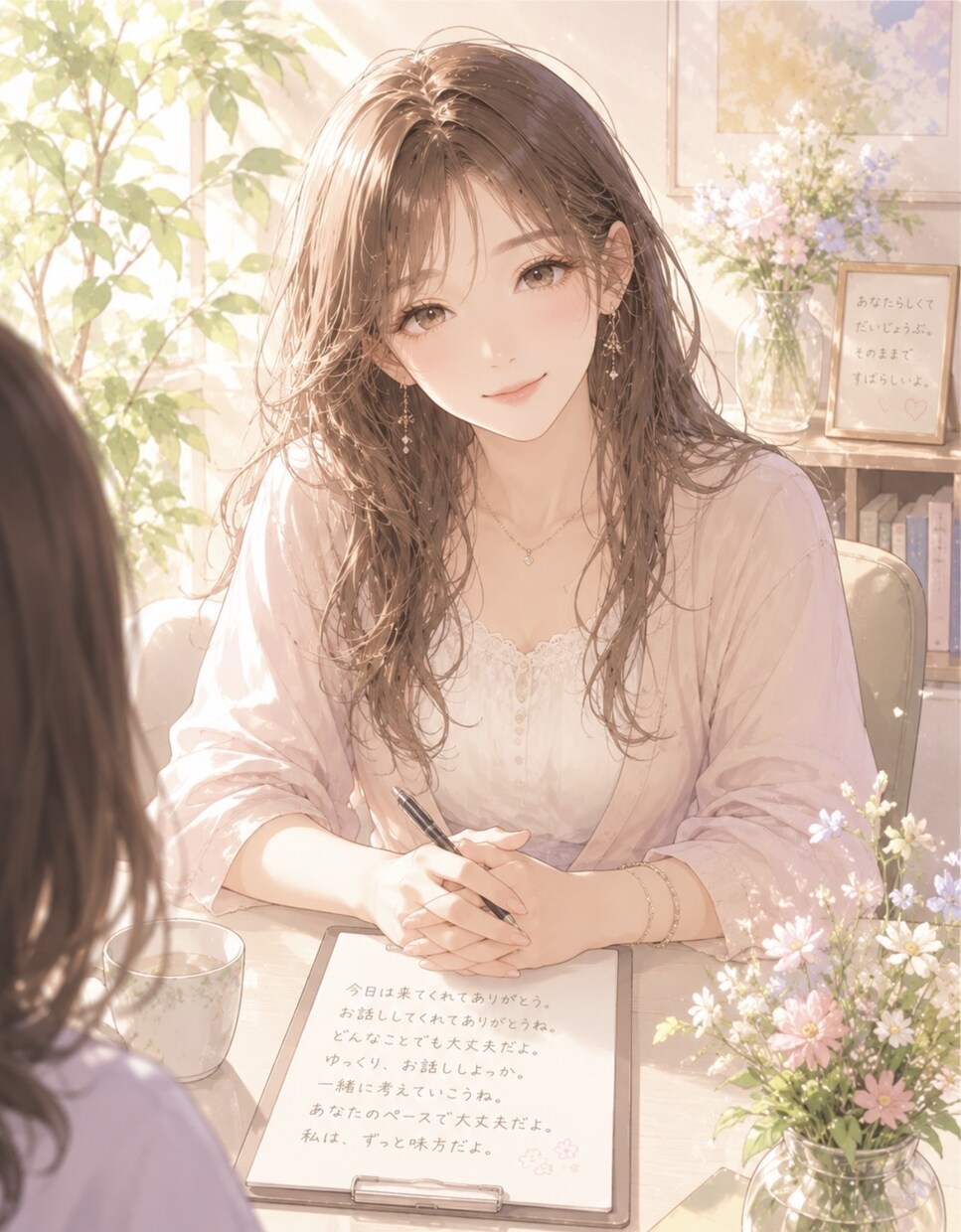 優しいカウンセリングでお悩み解決のサポートをします どんな内容も大丈夫✨お悩み解決へ向けて、お話しお聞きします。 イメージ3