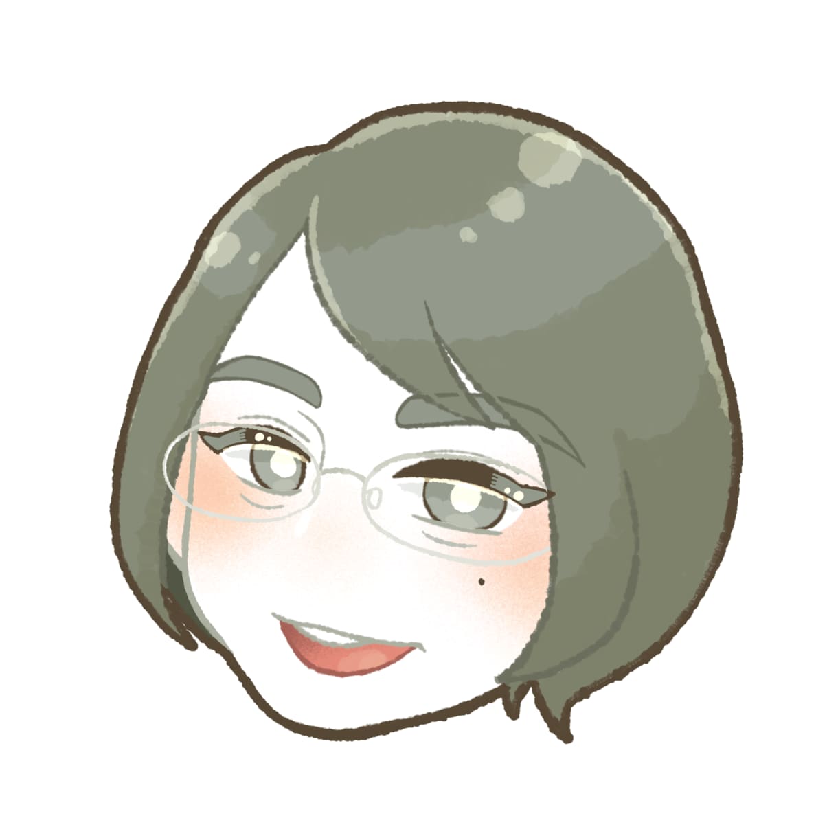 ポップでかわいいデフォルメ似顔絵制作します 名刺に！ブログに！アイコンに！3つの背景データを納品します♪ イメージ6