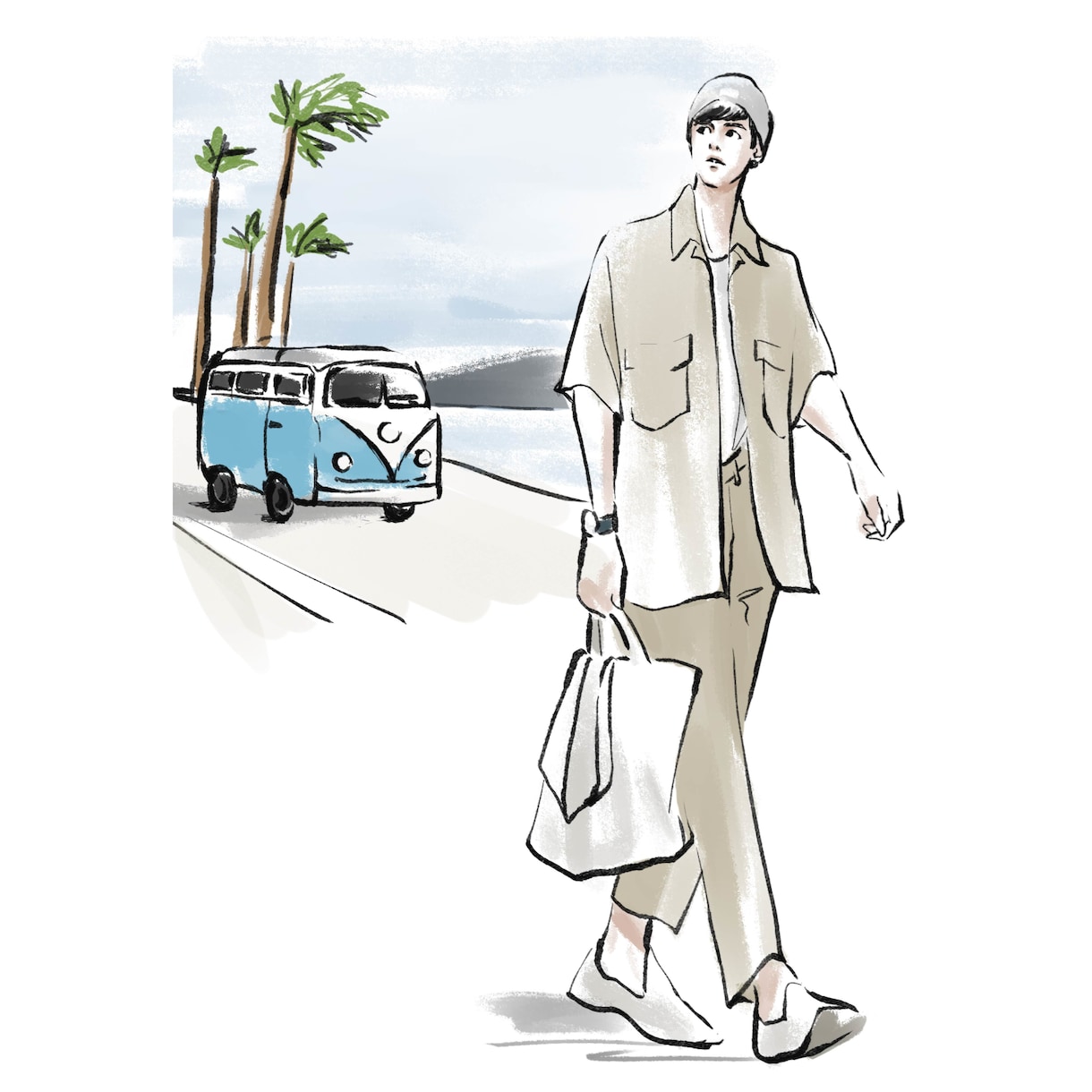 魅力が伝わる全身ファッションイラストを制作します イメージコンサルタント様に人気！上品な雰囲気で制作します。 イメージ3