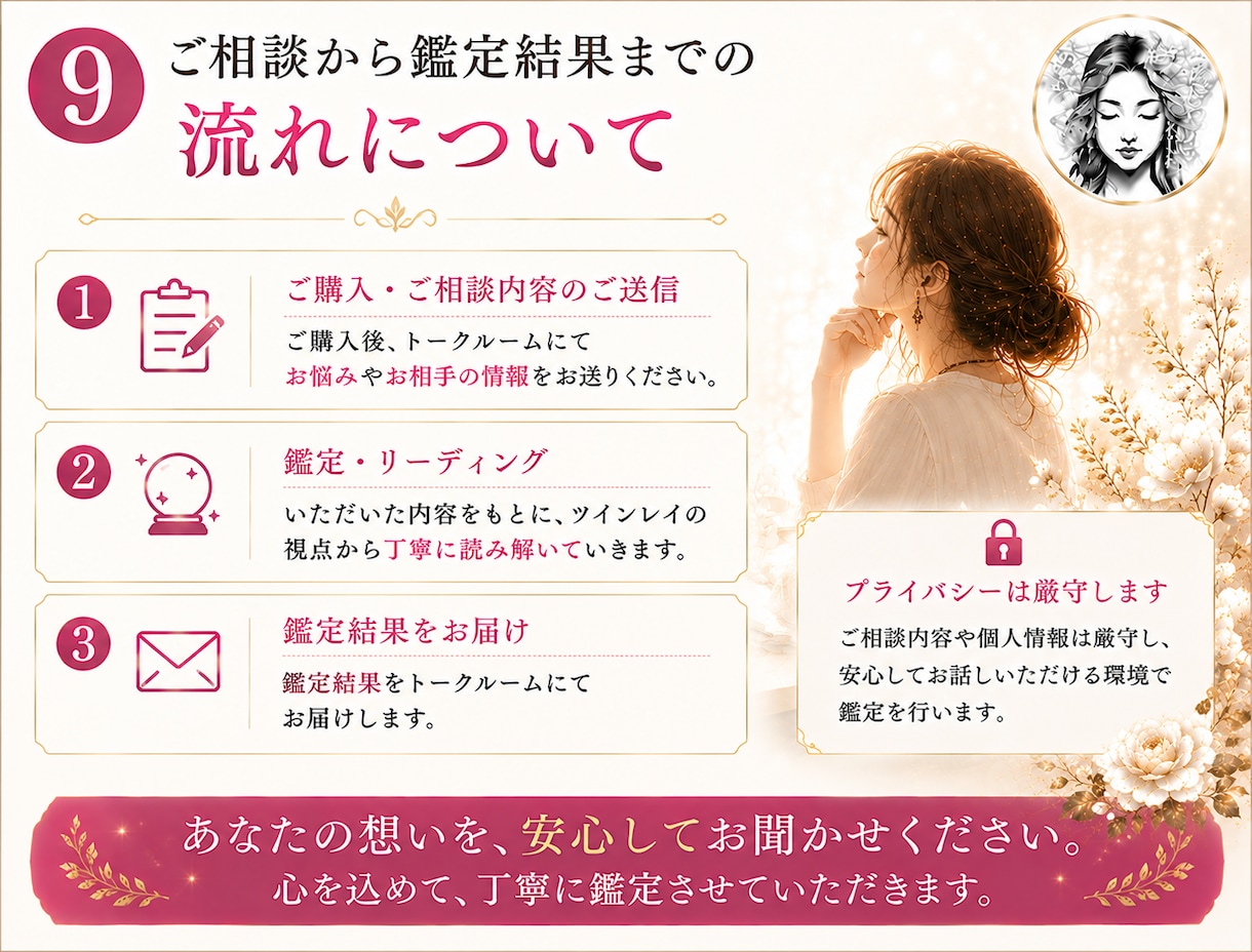 ツインレイ鑑定であなたとの繋がりを診断します ソウルメイト？ツインソウル？友達？魂の繋がり視ます イメージ9