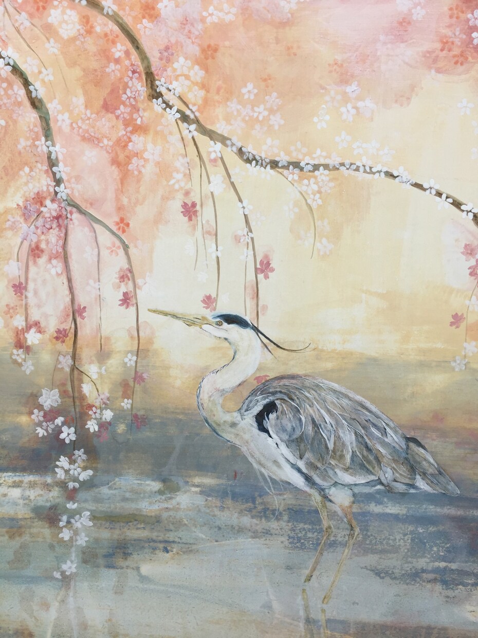 日本画作成します 一点ものの絵画で空間を華やかに イメージ1