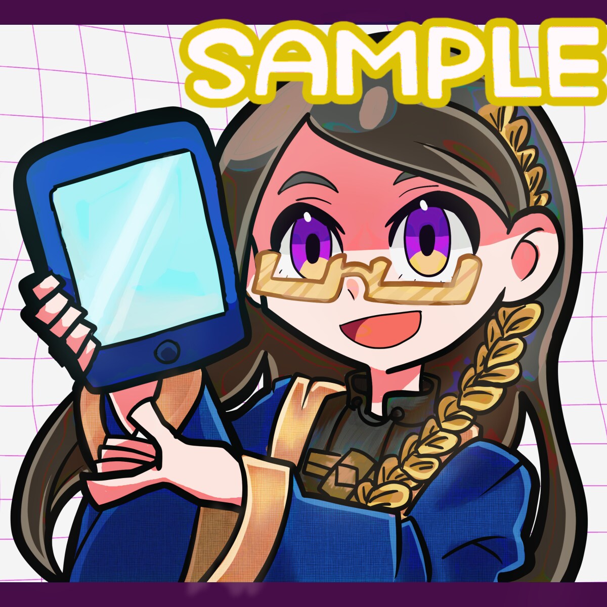 個性が伝わる！SNSアイコン描きます 表情と配色で“推せる”アイコン制作 イメージ5