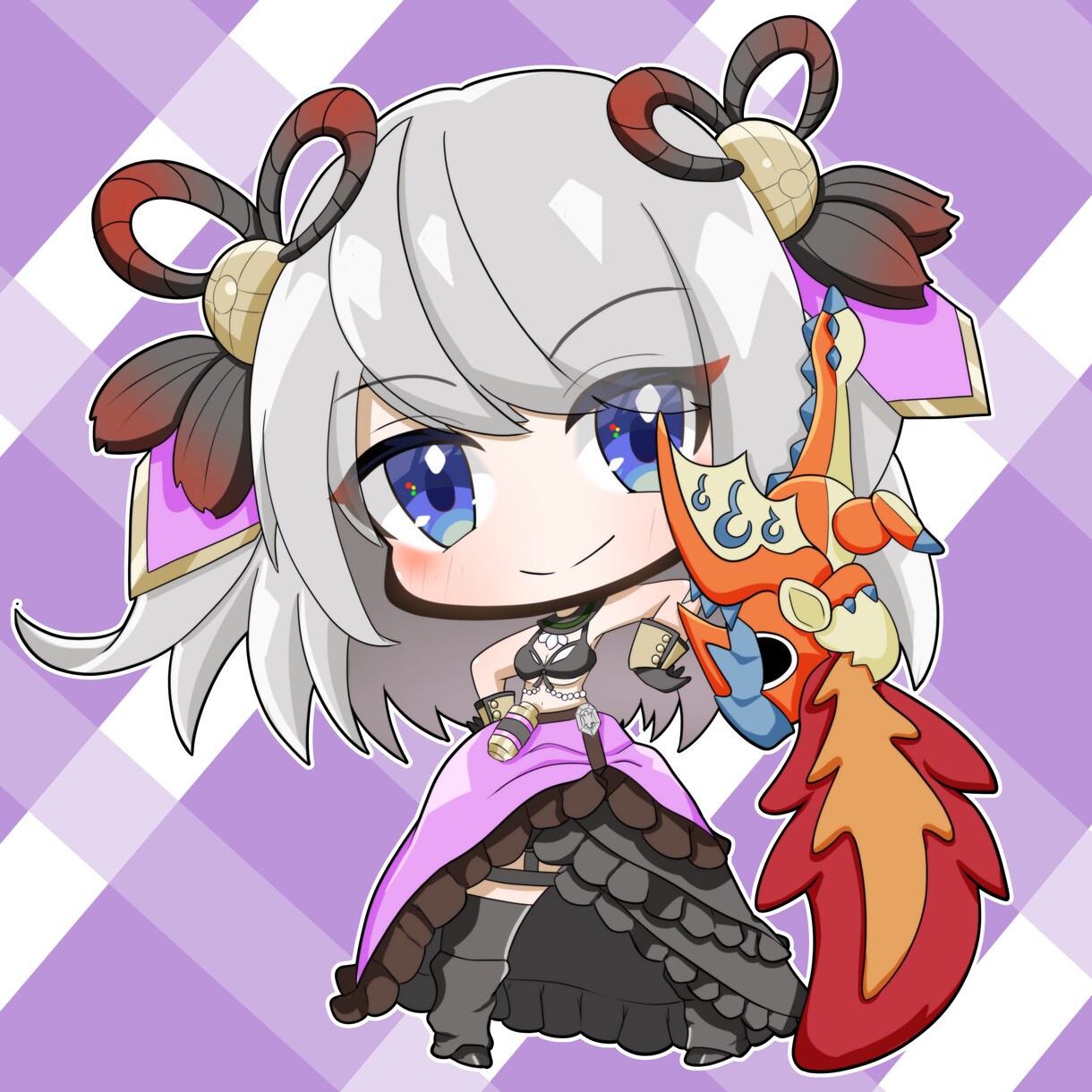 ぷにっと可愛いデフォルメイラスト描きます お目々キラキラの可愛いSDイラストで各活動をお手伝いします！ イメージ5