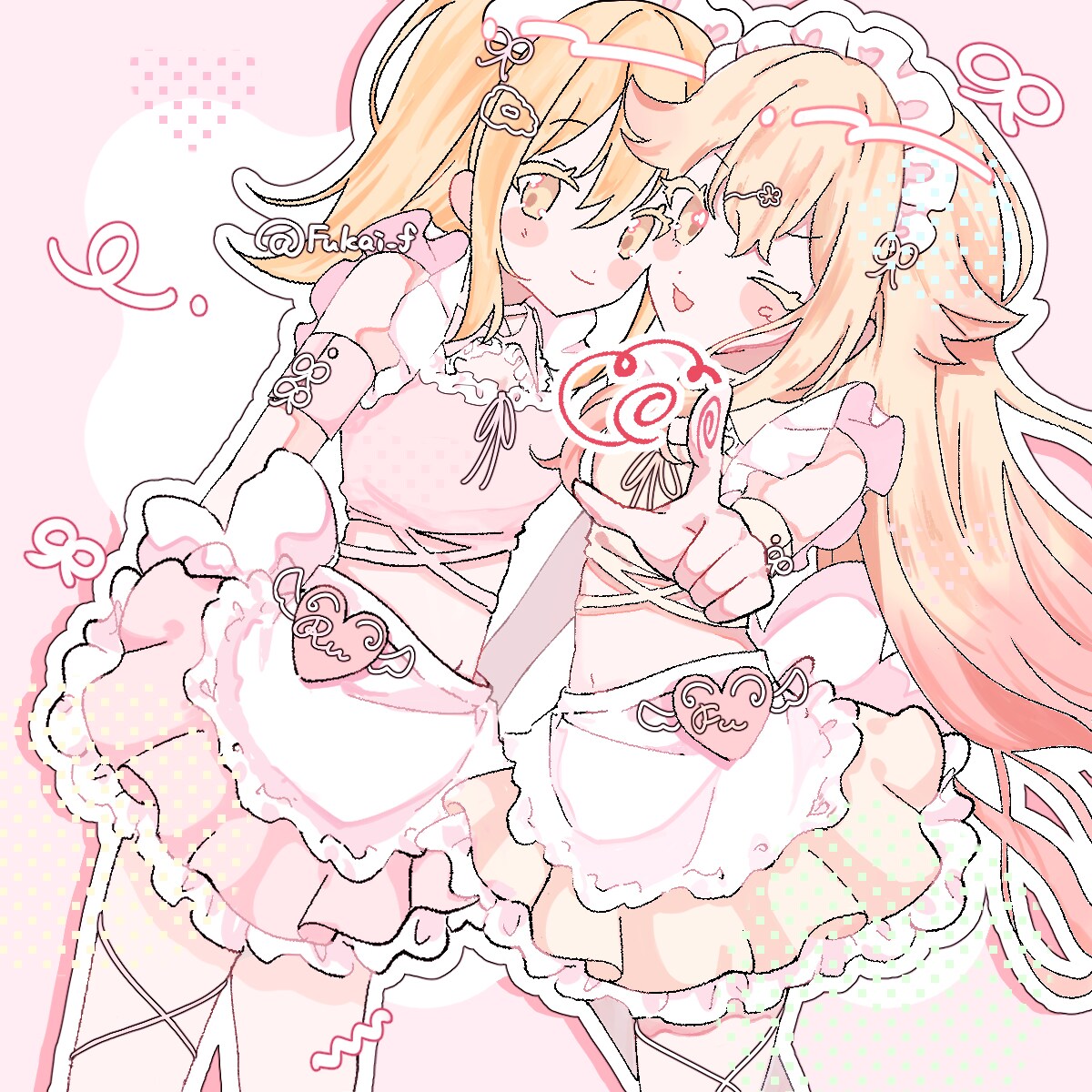 ポップでキュートな女の子のイラスト描きます ポップでキュートな女の子イラスト作成します！ イメージ4