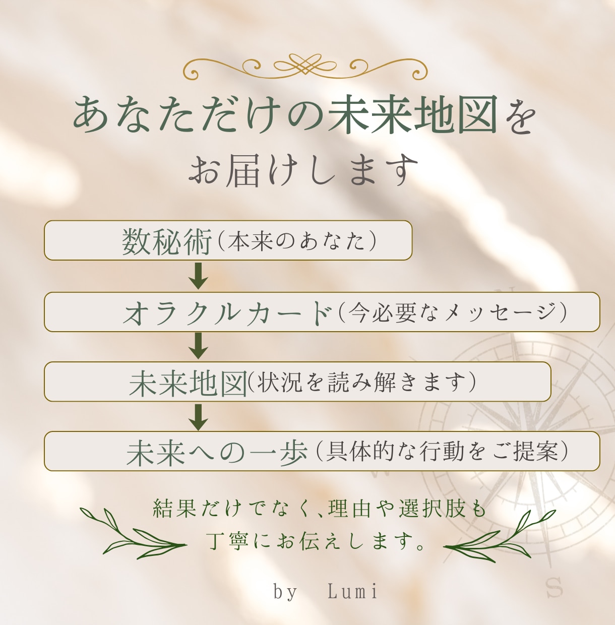数秘術とオラクルカードであなたの本質を読み解きます あなたらしい未来への一歩を見つけます イメージ3