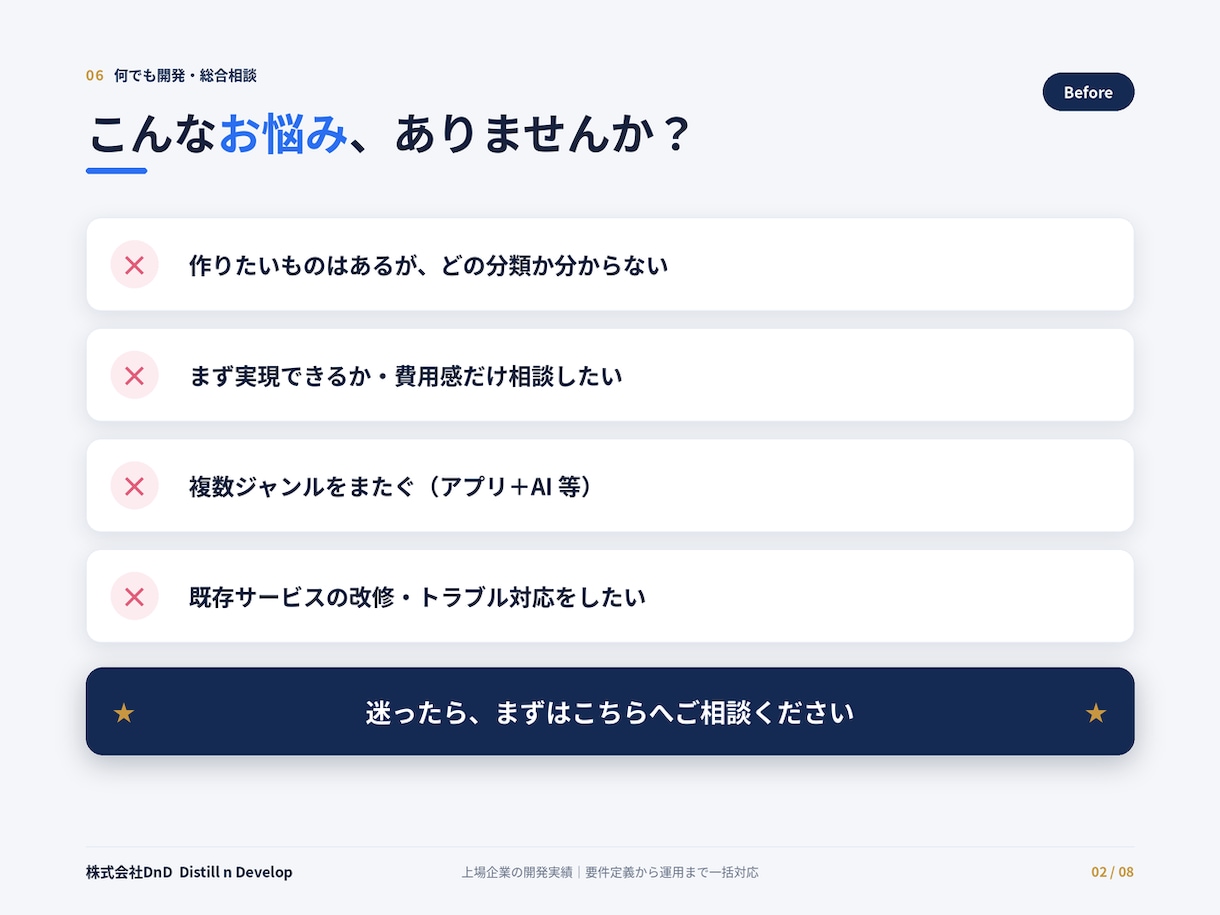 システム・アプリ・Webを何でも開発します ジャンル不問。やりたいことを上場企業実績の体制で形にします イメージ2