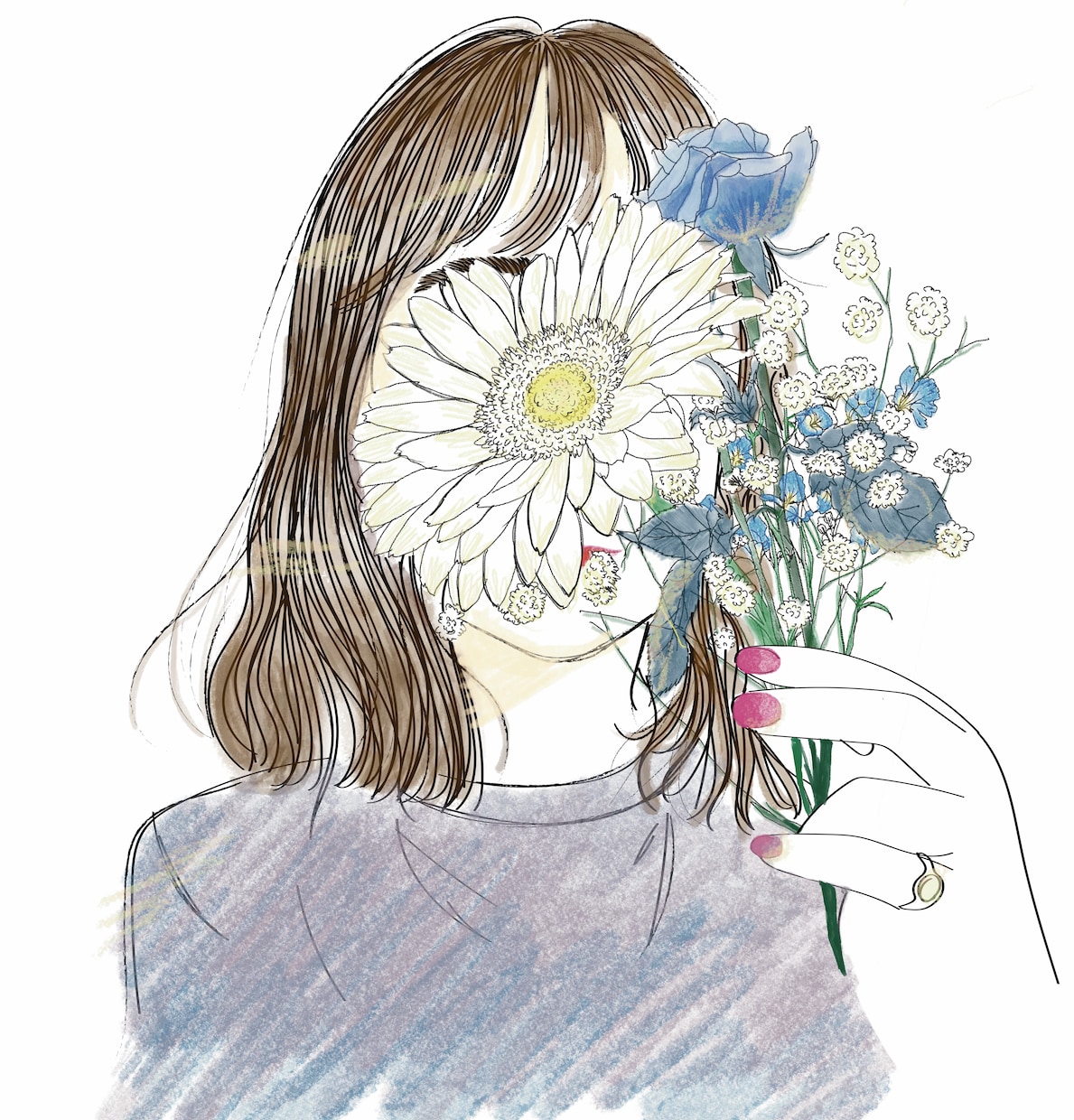 思い出を絵に残します お気に入りの写真をイラストにしませんか？＾＾ イメージ8