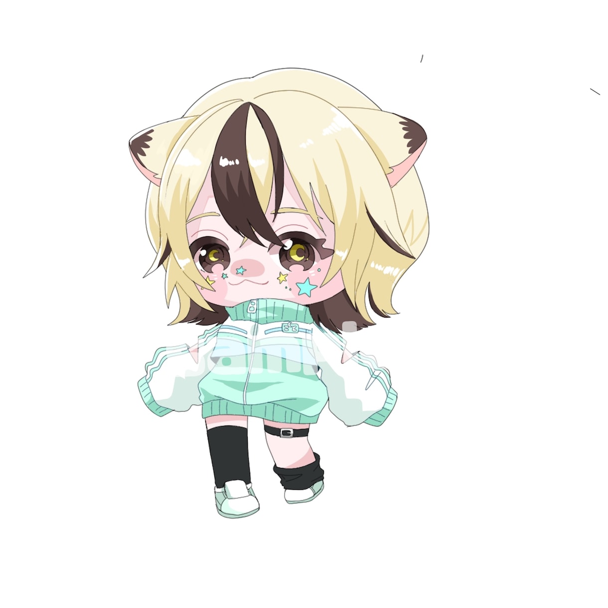 デフォルメイラスト制作します あなたのキャラをデフォルメ化します イメージ1