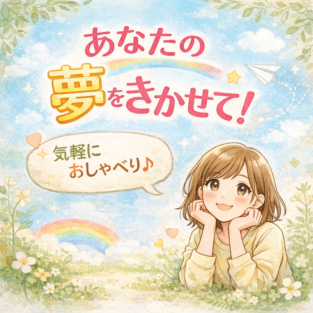 あなたの夢⭐︎きかせていただきます ただ、ただ夢の話ができたら最幸！叶ったテイで話すもOK！ イメージ2