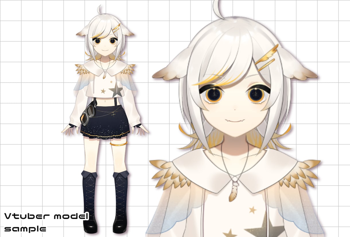 オリジナルのVtuberモデルを制作致します イラストからLive2Dに至るまで制作可能です！ イメージ4