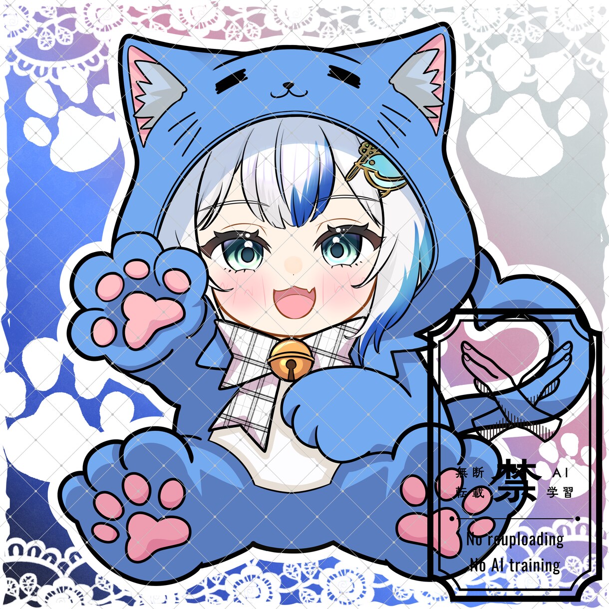 商用利用可！【アニマル着ぐるみ】ミニキャラ描きます ライバー活動をお手伝い！配信/パネル開け/アイコン/グッズ イメージ6
