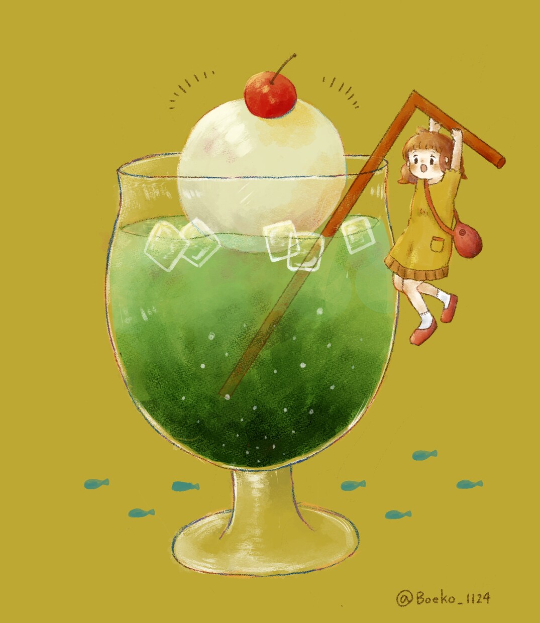絵本風にこどものイラスト描きます 絵本作成・ポスター・挿絵など幅広く承ります！ イメージ10