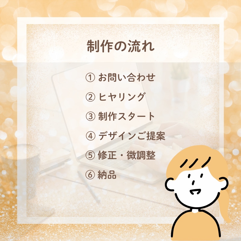 バナー作成いたします お客様に寄り添って親切、丁寧にご提供いたします。 イメージ3