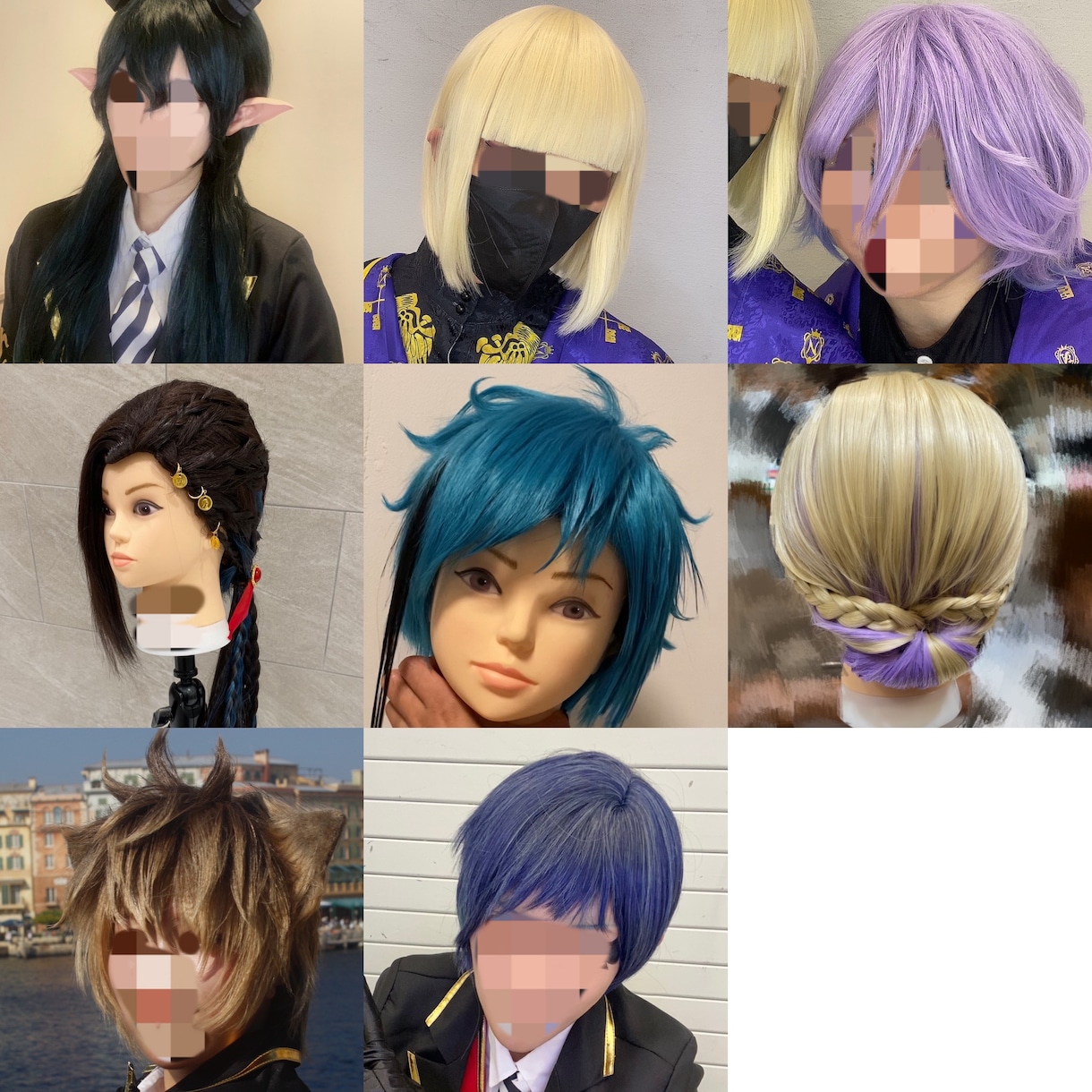 美容師兼コスプレイヤーがオーダーウィッグ承ります 美容師歴9年コスプレ歴2年です。まずはひと作品限定で承ります イメージ1
