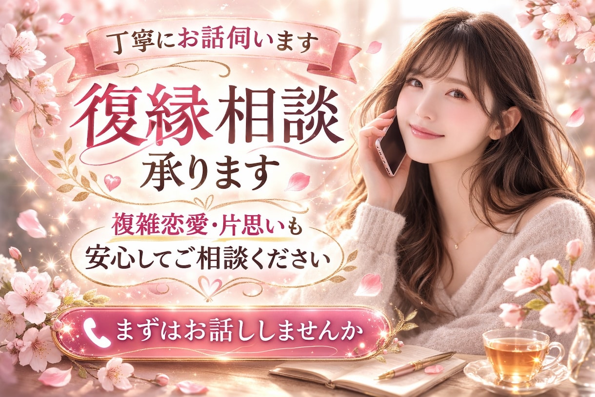 復縁相談件数No.1｜復縁の不安、解決へ導きます 不安を打ち消すためには「正しく行動」するしかありません。 イメージ1